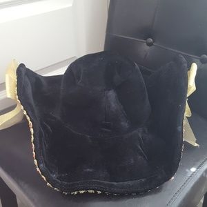 Black costume hat